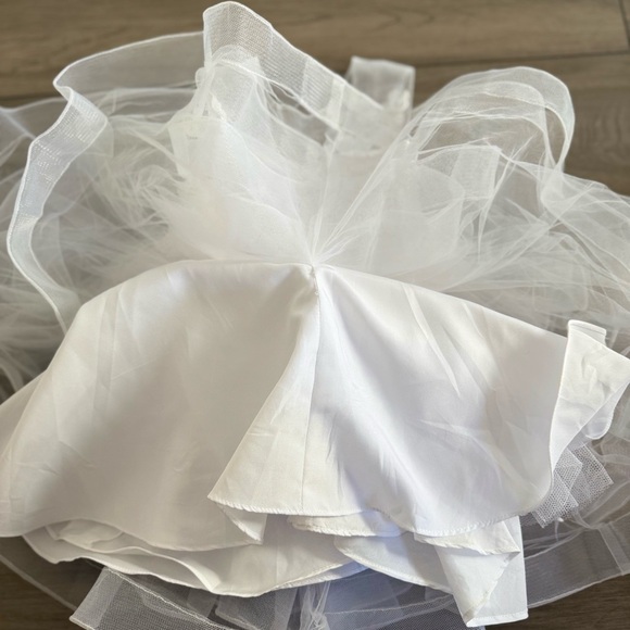 White tulle Flower Girl Lace Dress 3T - Picture 9 of 9